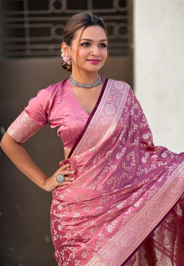 antique silk saree